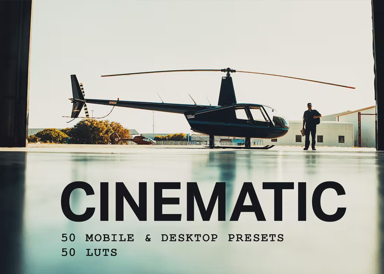 50 Cinematic Lightroom Presets and LUTs