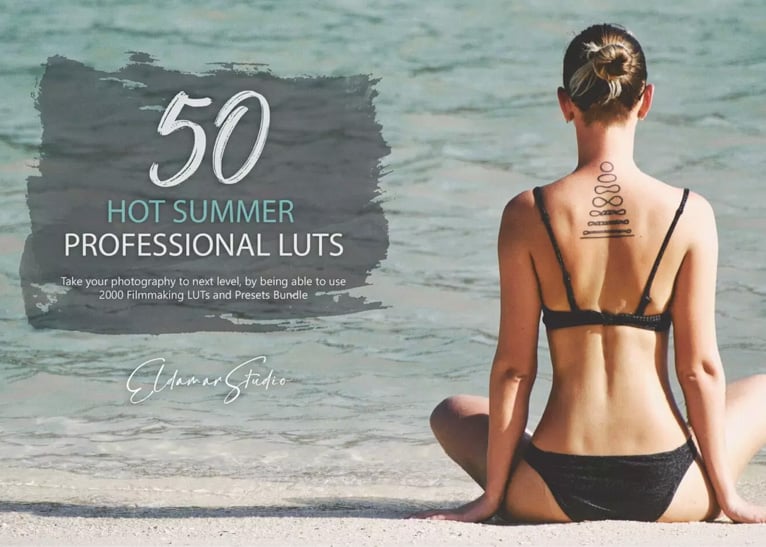 50 Hot Summer LUTs and Presets Pack