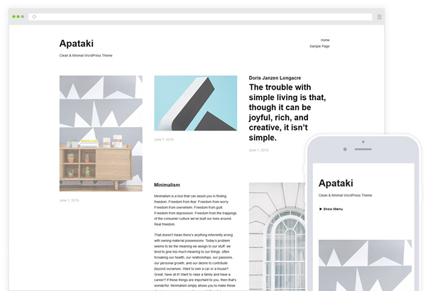 Apataki WordPress Theme