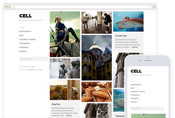 Cell WordPress Theme