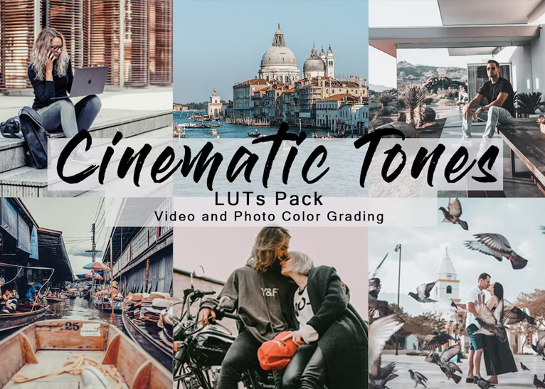 Cinematic Tones - LUTs Pack for Video and Photo