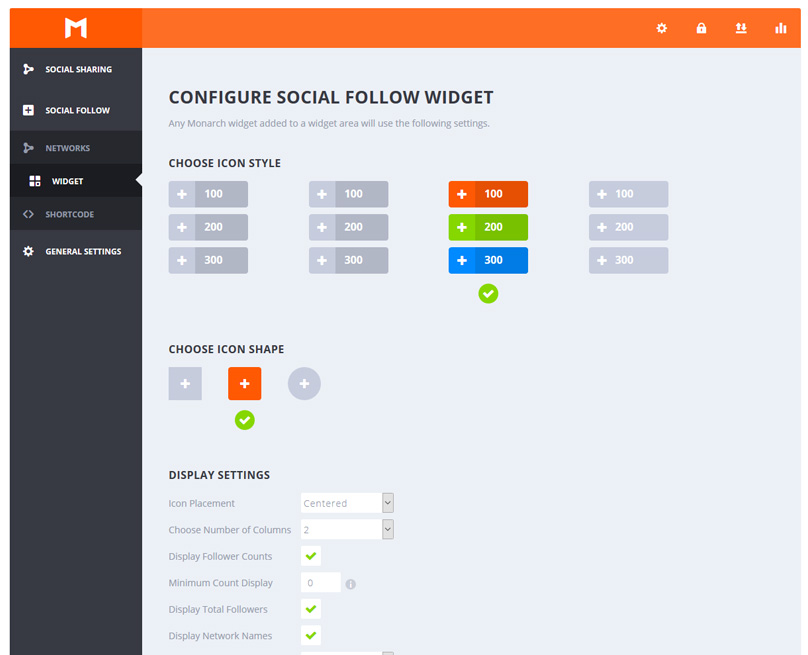 Social Follow Widget