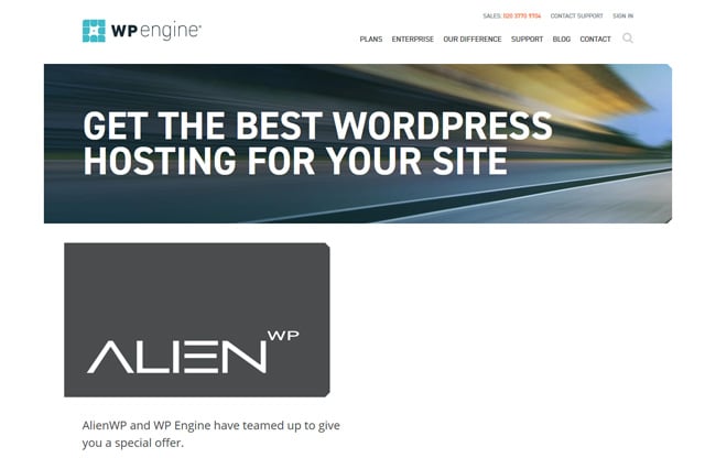AlienWP WPEngine Partnership
