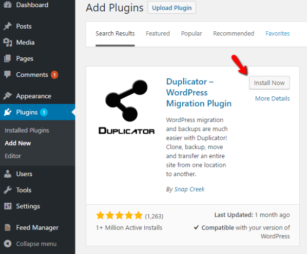 how to migrate wordpress with duplicator