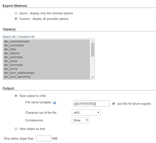 How to Make a WordPress Database Backup Manually