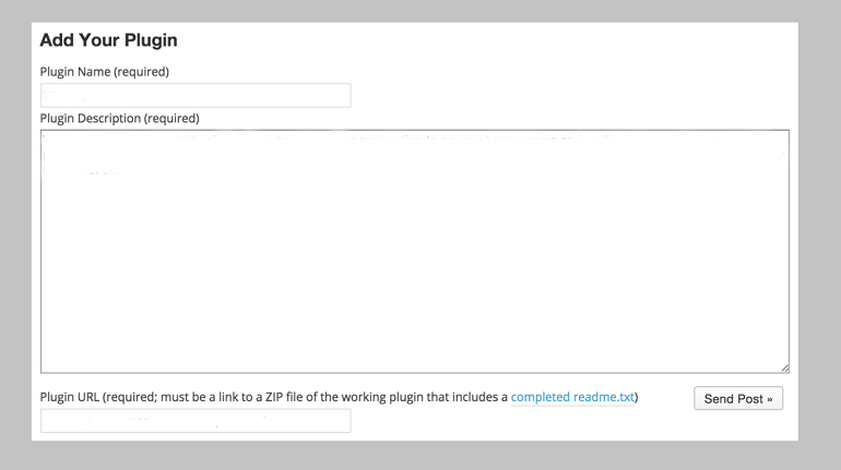 submiting to wp repository